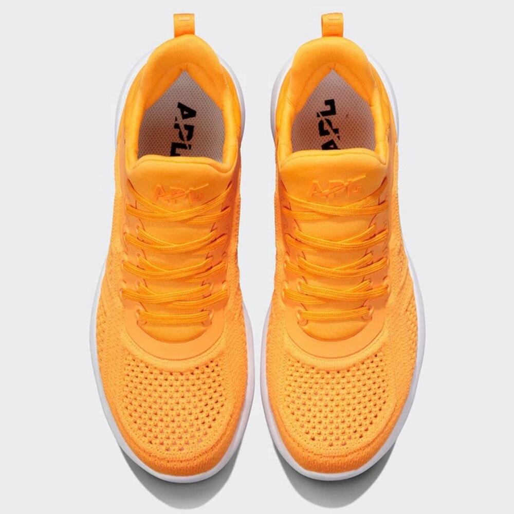 APL Men’s Techloom Tracer Trainer Sneaker in Mango Orange Lightweight 10.5 NEW